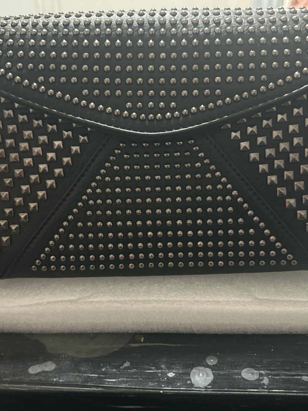 MMS Design Studio Black Crosshatch Interior Tote